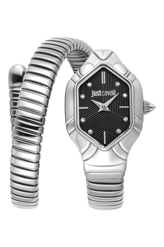 Reloj de cuarzo de acero - Plateado