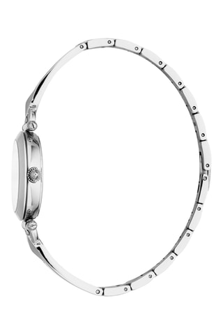 Reloj de cuarzo de acero - Plateado