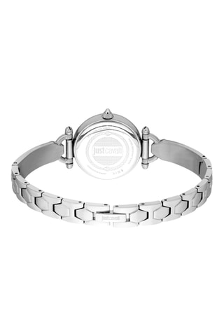 Reloj de cuarzo de acero - Plateado