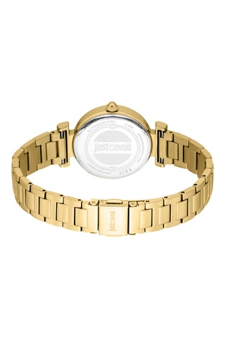 Reloj de cuarzo de acero - Dorado