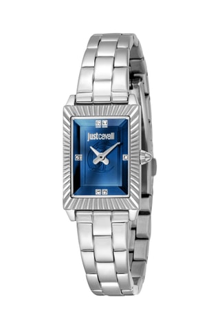 Reloj de cuarzo de acero - Plateado