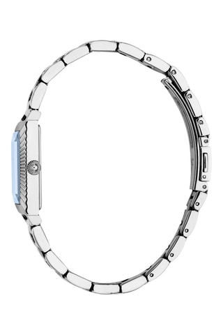 Reloj de cuarzo de acero - Plateado
