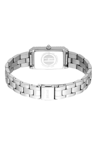 Reloj de cuarzo de acero - Plateado