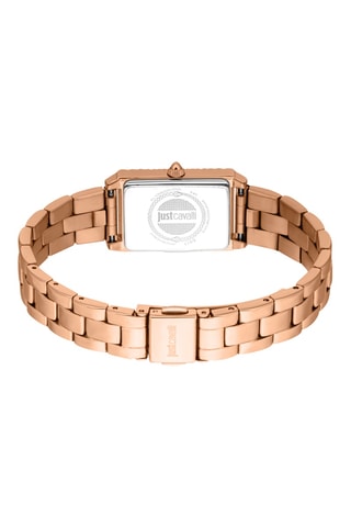 Reloj de cuarzo de acero - Rosa dorado