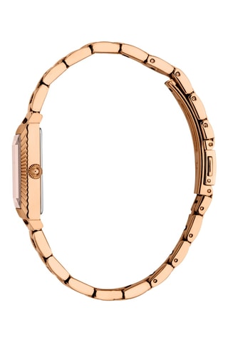 Reloj de cuarzo de acero - Rosa dorado