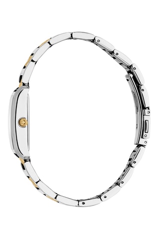 Reloj de cuarzo de acero - Plateado y rosa