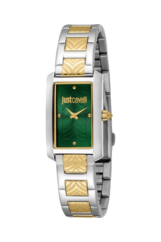 Reloj de cuarzo de acero - Plateado y dorado