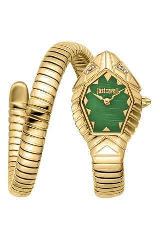 Reloj de cuarzo de acero - Dorado