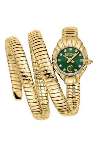 Reloj de cuarzo de acero - Dorado
