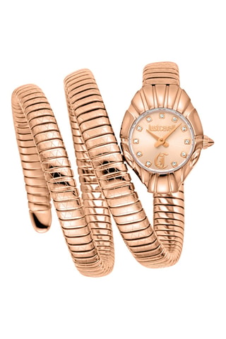 Reloj de cuarzo de acero - Rosa dorado