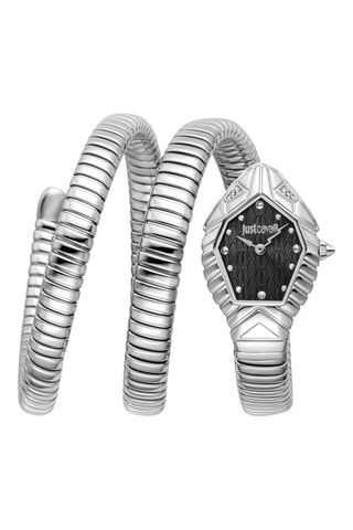 Reloj de cuarzo de acero - Plateado