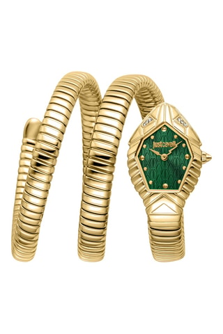 Reloj de cuarzo de acero - Dorado