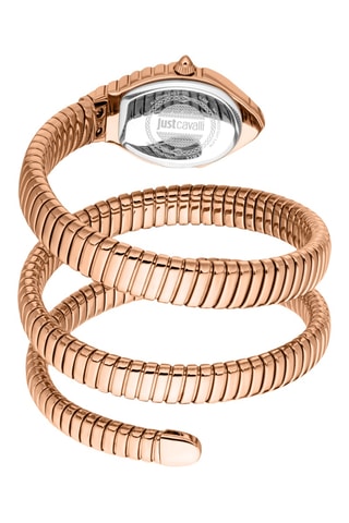 Reloj de cuarzo de acero - Rosa dorado