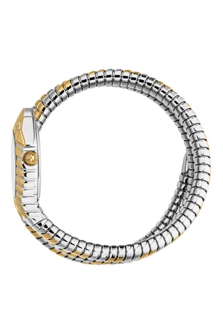 Reloj de cuarzo de acero - Plateado y dorado