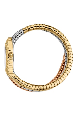 Reloj de cuarzo de acero - Rosa dorado, plateado y dorado