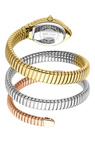 Reloj de cuarzo de acero - Rosa dorado, plateado y dorado