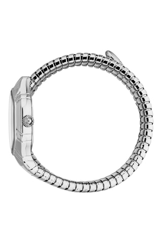 Reloj de cuarzo de acero - Plateado