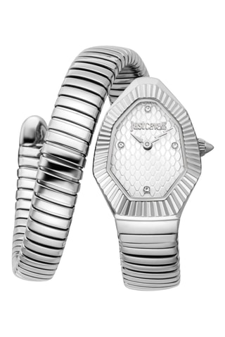 Reloj de cuarzo de acero - Plateado