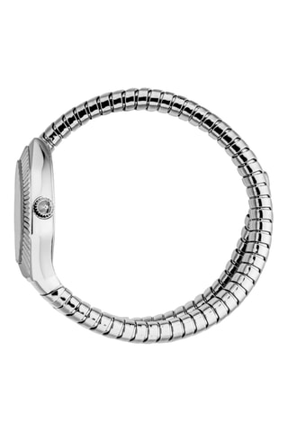 Reloj de cuarzo de acero - Plateado