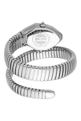 Reloj de cuarzo de acero - Plateado