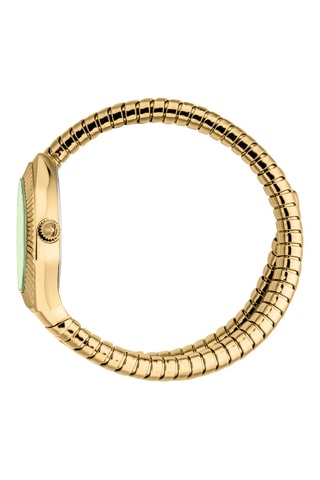 Reloj de cuarzo de acero - Dorado