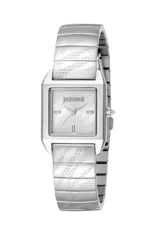 Reloj de cuarzo de acero - Plateado