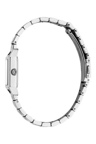 Reloj de cuarzo de acero - Plateado