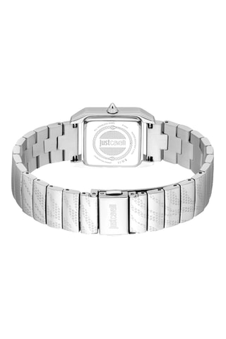 Reloj de cuarzo de acero - Plateado
