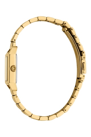 Reloj de cuarzo de acero - Dorado