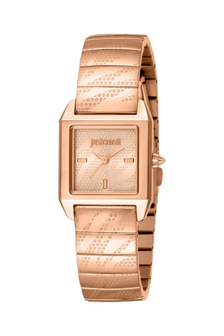 Reloj de cuarzo de acero - Rosa dorado