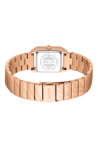 Reloj de cuarzo de acero - Rosa dorado