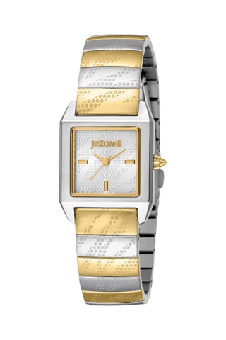 Reloj de cuarzo de acero - Plateado y dorado