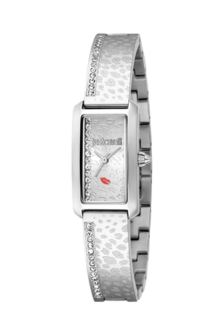Reloj de cuarzo de acero - Plateado