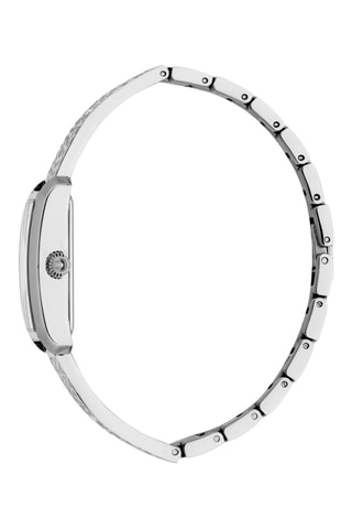 Reloj de cuarzo de acero - Plateado