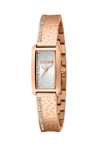 Reloj de cuarzo de acero - Rosa dorado