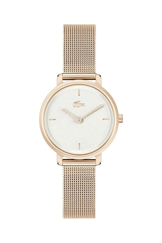 Reloj de cuarzo de acero - Dorado y blanco