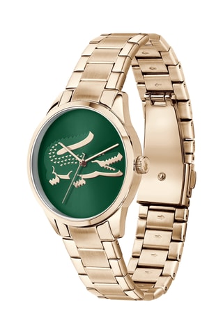 Reloj de cuarzo de acero - Dorado y verde