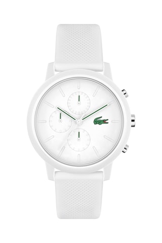 Reloj de cuarzo de silicona - Cronógrafo - Blanco