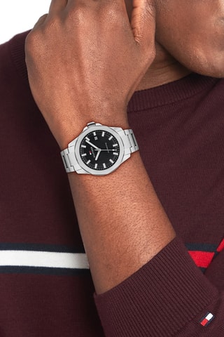 Reloj automático de acero - Plateado