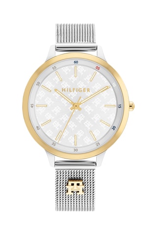 Reloj de cuarzo de acero - Plateado y dorado