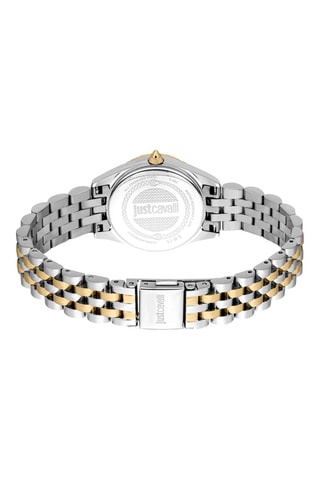 Reloj de cuarzo de acero - Plateado y dorado