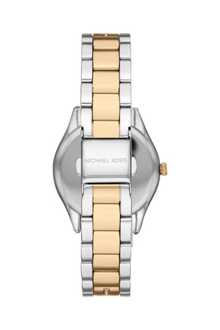 Reloj de cuarzo de acero - Dorado y plateado