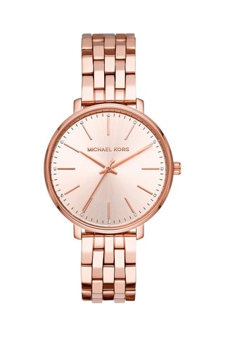Reloj de cuarzo de acero inoxidable - Rosa dorado