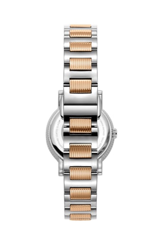 Reloj bañado en oro rosa - Plateado y dorado