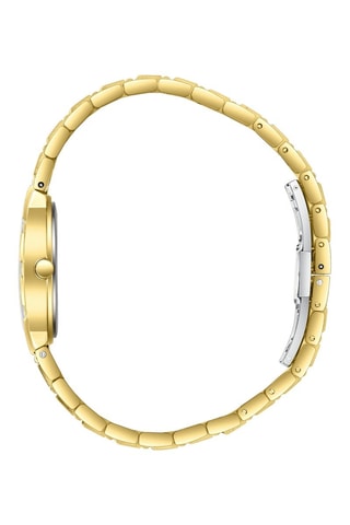 Orologio al quarzo in acciaio - Dorato e argentato