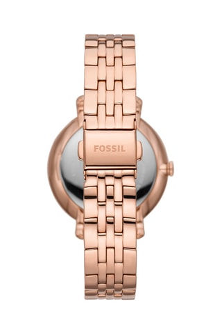 Reloj de cuarzo de acero Jacqueline - Rosa dorado - Fossil