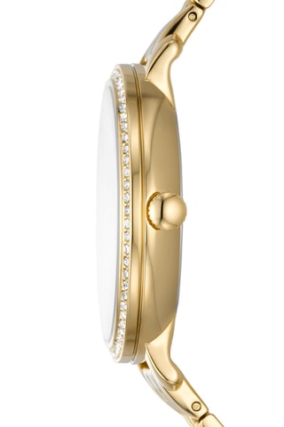 Stalen Quartz Horloge Jacqueline - Goudkleurig - Fossil