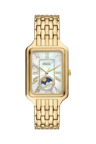 Reloj de cuarzo de acero Raquel - Dorado y blanco - Fossil