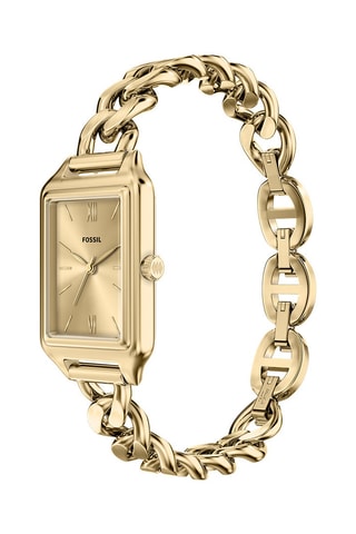 Stalen Quartz Horloge Raquel - Goudkleurig - Fossil