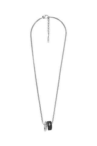 Collana Diesel Font - Argentato - Diesel